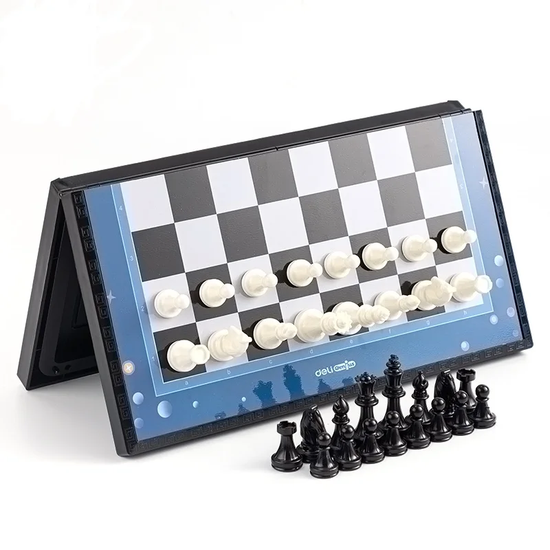 Deli YW110-G Портативные шахматы Складная шахматная доска Молодежные развлекательные развивающие игрушки 36 шт. в картонном наборе
Deli YW110-G Портативные шахматы Складная шахматная доска Молодежные развлекательные развивающие игрушки 36 шт. в картонном наборе