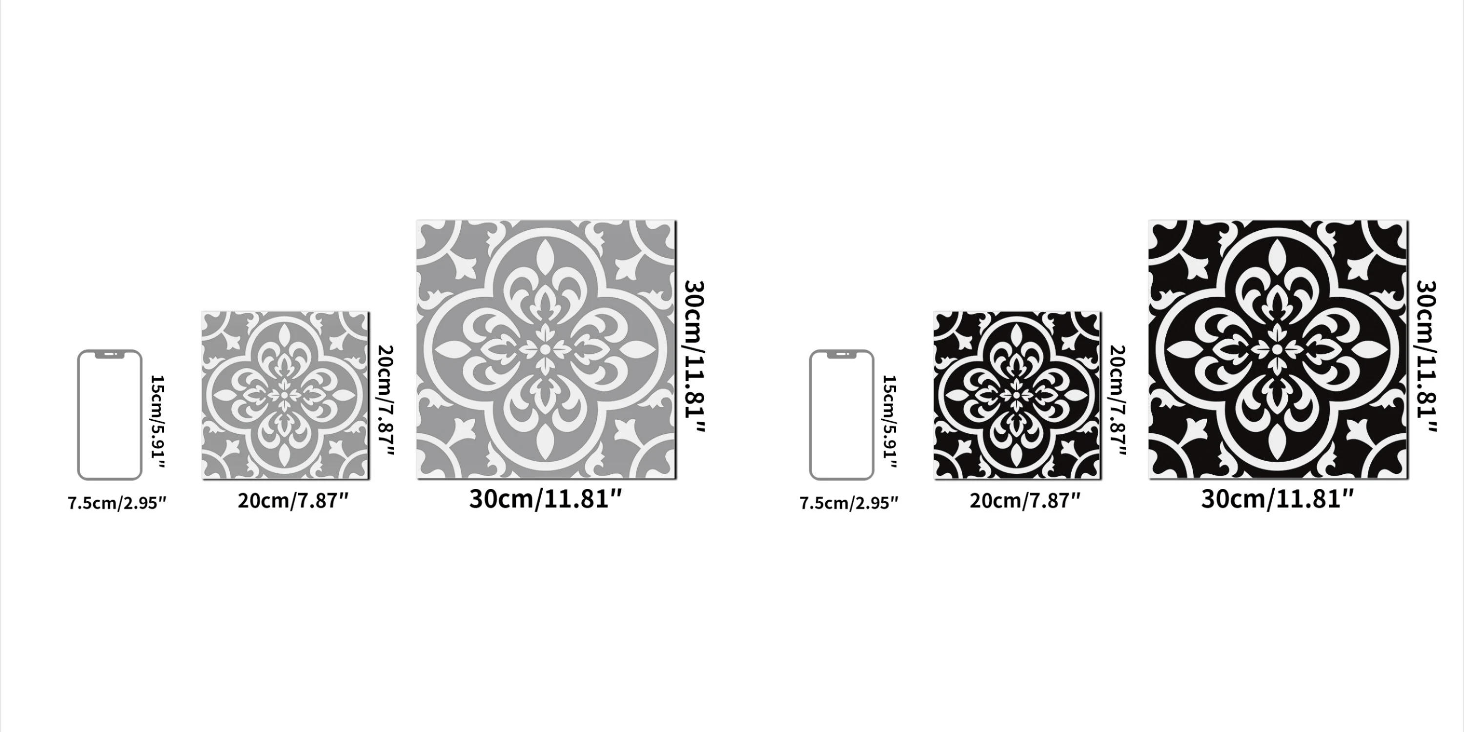Peel & Stick Wall Panels Waterproof - Black White Floor Tiles for Rental Home & Bathroom Renovation Portuguese Design
Peel & Stick Wall Panels Waterproof - Black White Floor Tiles for Rental Home & Bathroom Renovation Portuguese Design