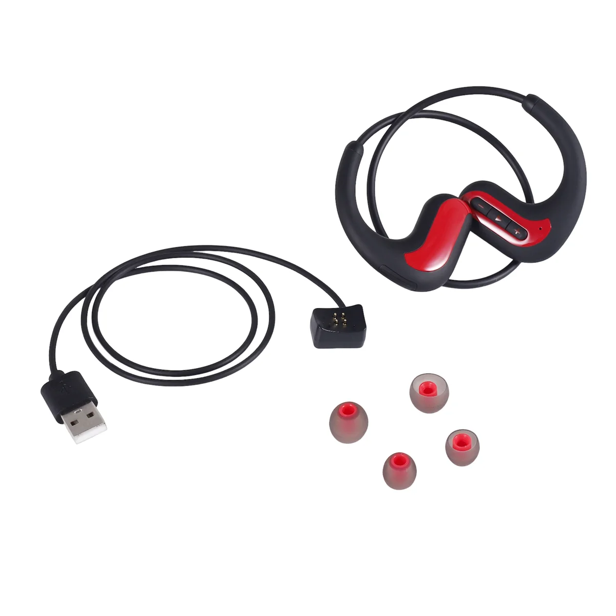 B27B Wireless Earphones IPX8 S1200 Waterproof Swimming Headphone Sports Earbuds Bluetooth Headset Stereo 8G MP3 Player
B27B Wireless Earphones IPX8 S1200 Waterproof Swimming Headphone Sports Earbuds Bluetooth Headset Stereo 8G MP3 Player