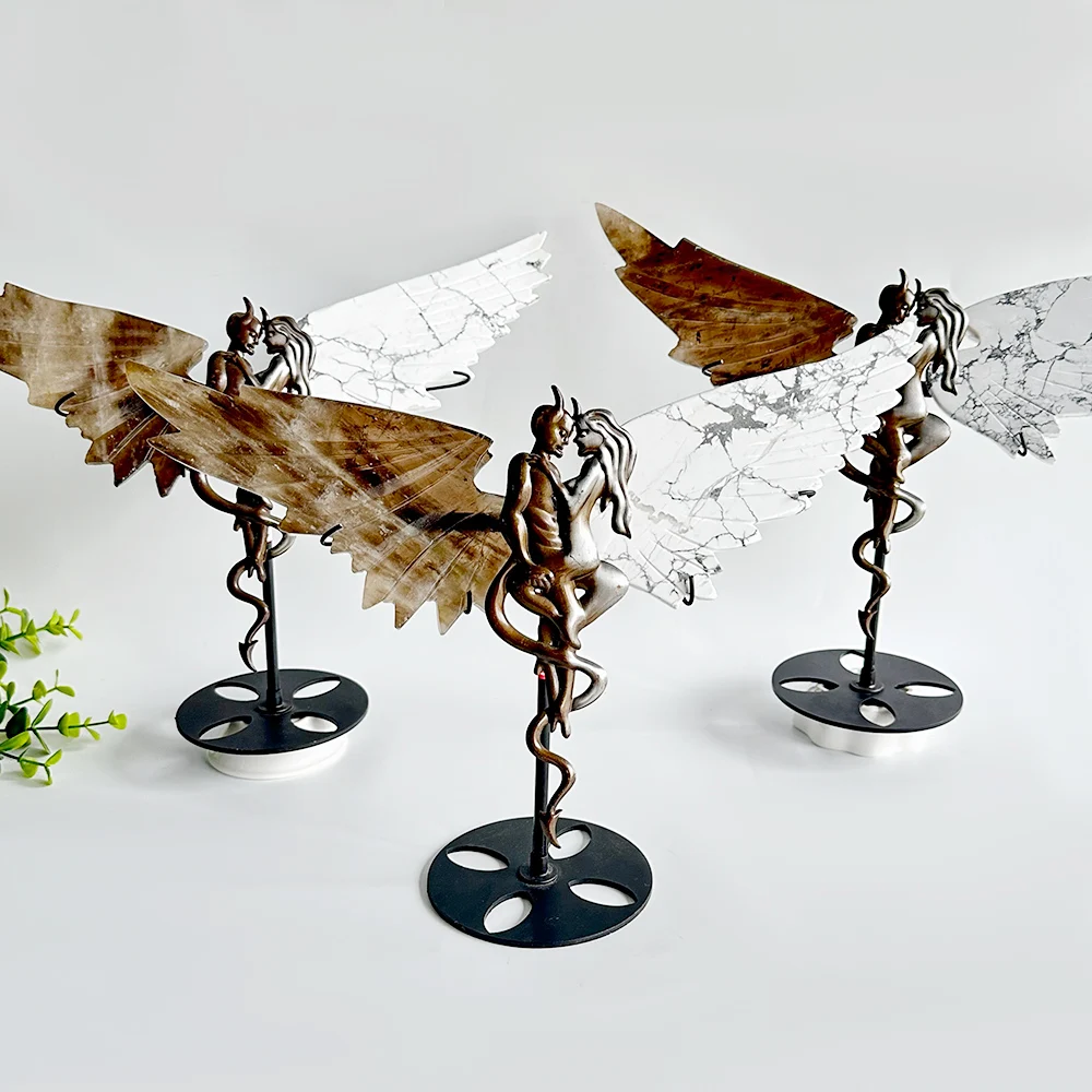 1pc Big Size Natural Crystal Devil and Angel Wings, Romantic Theme Home Decoration, Creative Gifts
1pc Big Size Natural Crystal Devil and Angel Wings, Romantic Theme Home Decoration, Creative Gifts