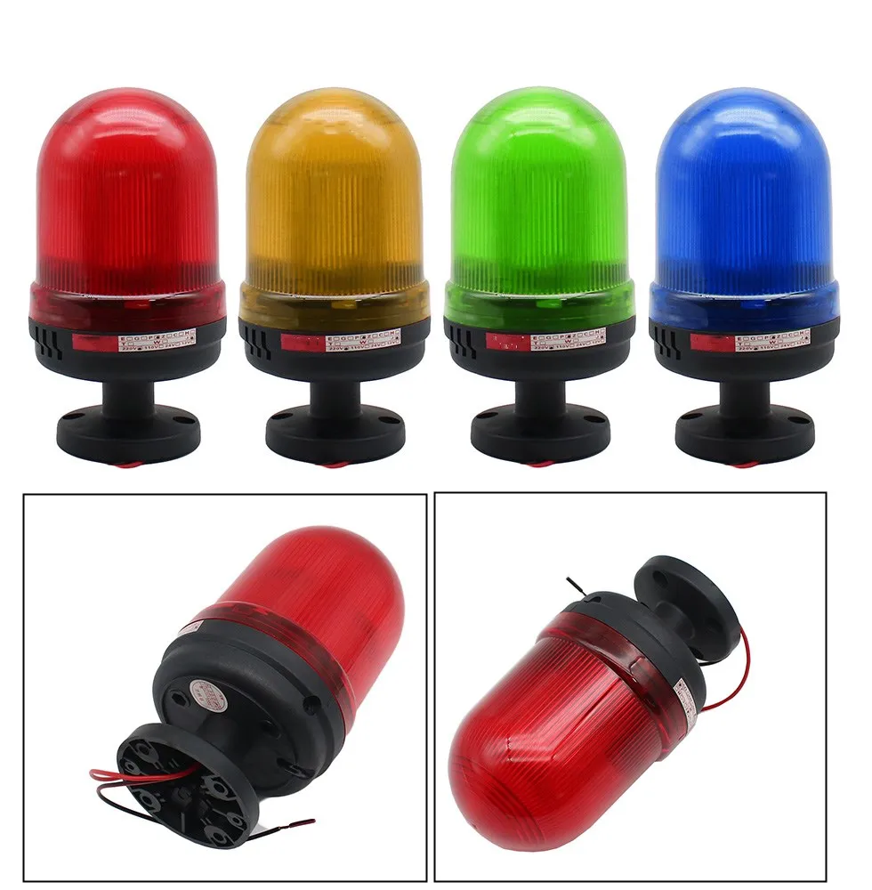 Led strobe light signal warning light with alarm sound rotating conjoined yellow blue red green LED warning light 12V 24V 220V
Led strobe light signal warning light with alarm sound rotating conjoined yellow blue red green LED warning light 12V 24V 220V