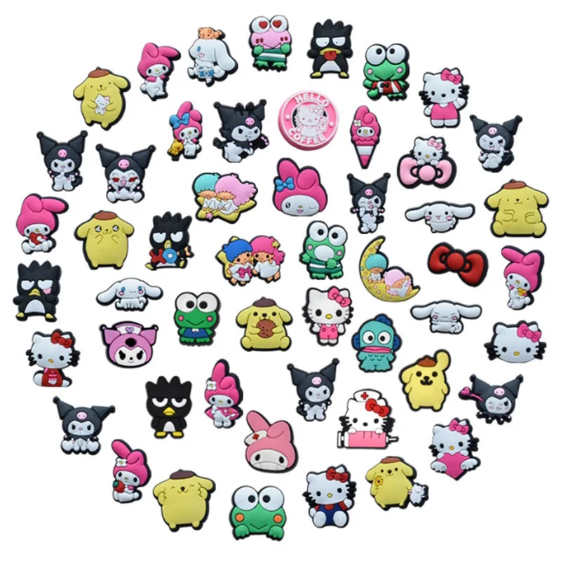 50pcs Miniso Kuromi Series Shoe Charms for Sandals Accessories Shoe Decorations Pins for Boy Girls Favor Gift Gifts
50pcs Miniso Kuromi Series Shoe Charms for Sandals Accessories Shoe Decorations Pins for Boy Girls Favor Gift Gifts