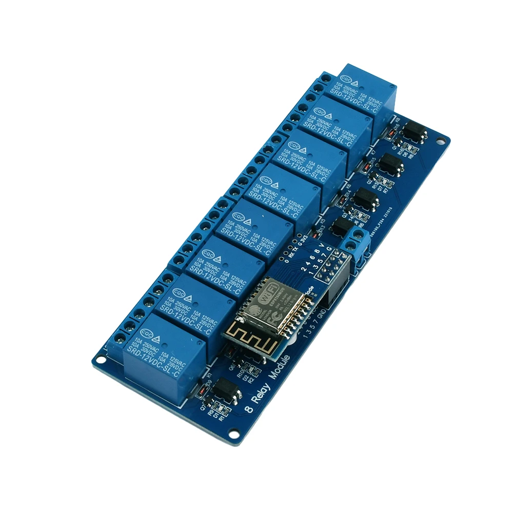 DC 5V 12V 4/8 Channel Relay Module High Low-Level Trigger with Optocoupler Isolation Relay for Arduino ESP8266 WiFi Relay Module
DC 5V 12V 4/8 Channel Relay Module High Low-Level Trigger with Optocoupler Isolation Relay for Arduino ESP8266 WiFi Relay Module