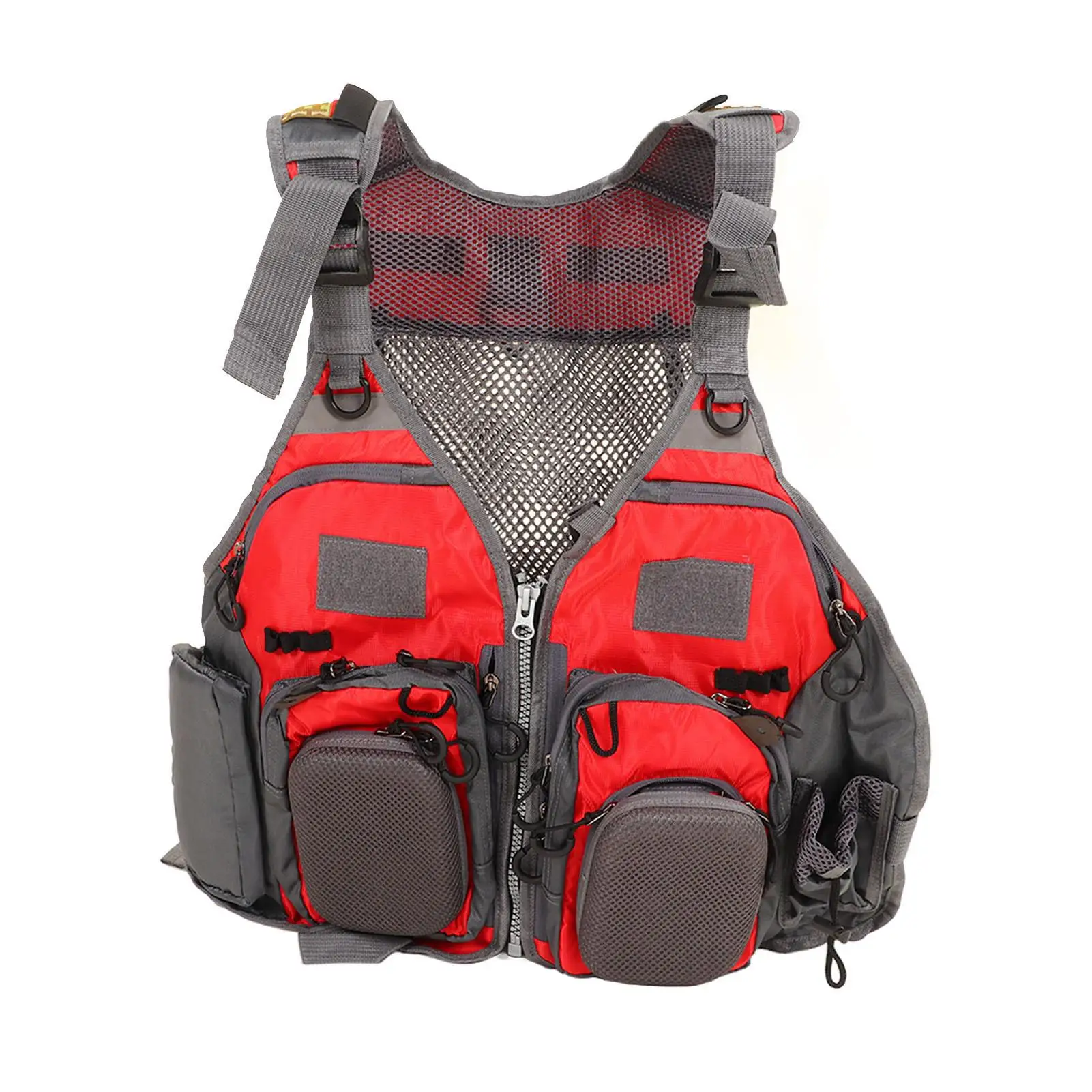 Lightweight Breathable Red Mesh Fly Fishing Vest with Multiple Pockets - Outdoor Fishing
Lightweight Breathable Red Mesh Fly Fishing Vest with Multiple Pockets - Outdoor Fishing
