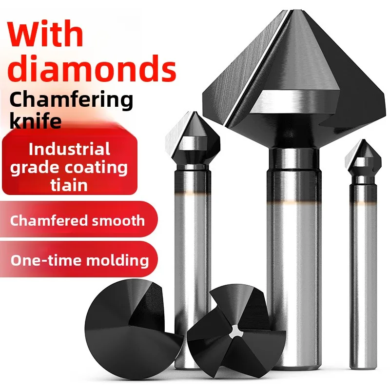 Cobalt containing straight handle 90 degree single blade three blade chamfering knife countersunk countersunk drill
Cobalt containing straight handle 90 degree single blade three blade chamfering knife countersunk countersunk drill