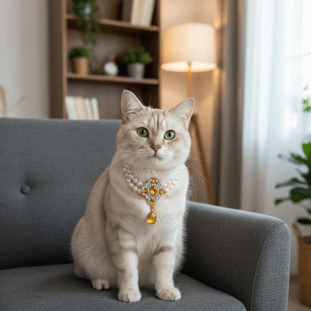 Double Layer Pet Pearl Necklace Vintage Adjustable Cat Neck Chain Glamorous Crystal Dog Princess Necklace Pet Supplies
Double Layer Pet Pearl Necklace Vintage Adjustable Cat Neck Chain Glamorous Crystal Dog Princess Necklace Pet Supplies