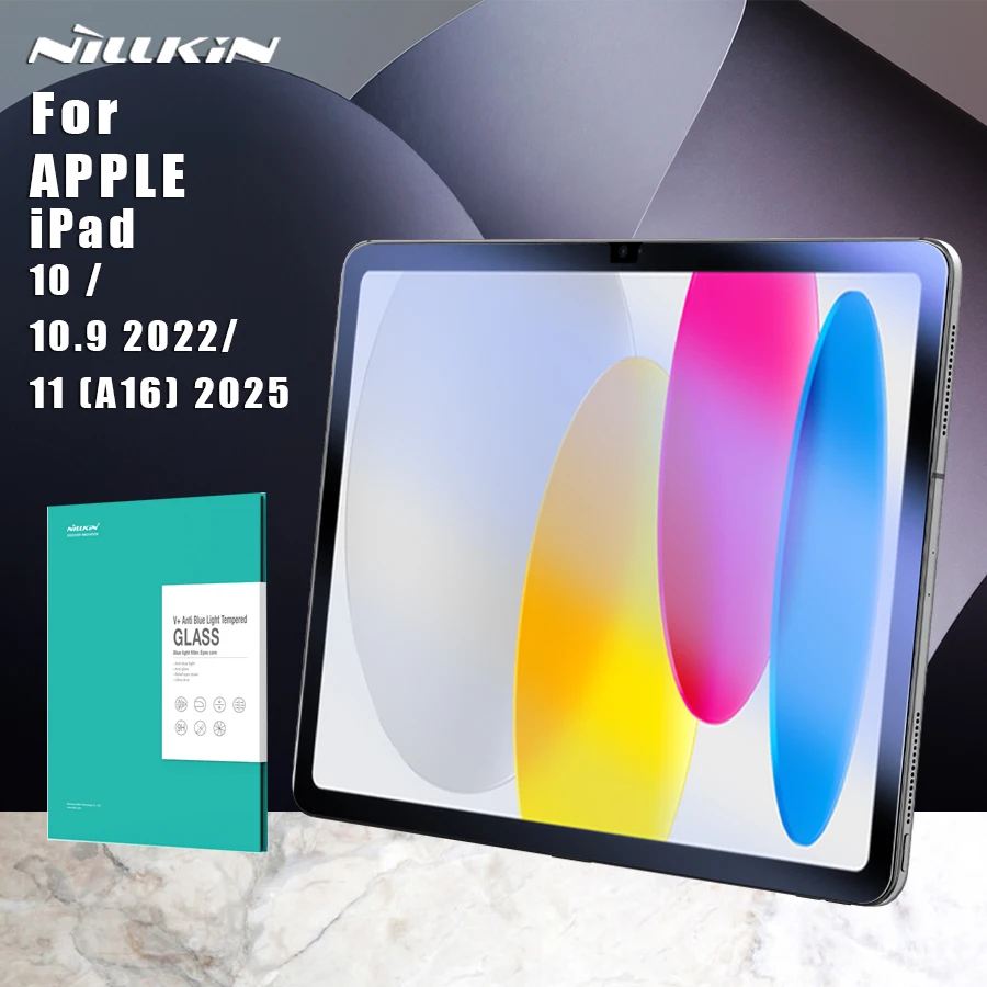 for Apple iPad 10 / 10.9 2022 Glass Nillkin V+ Anti Blue Light Tempered Glass 9H Screen Protector For iPad 11 (A16) 2025
for Apple iPad 10 / 10.9 2022 Glass Nillkin V+ Anti Blue Light Tempered Glass 9H Screen Protector For iPad 11 (A16) 2025