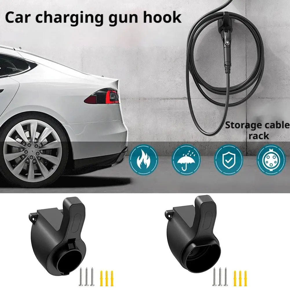  EV Charger Cable Holder Hook Gun Head Socket Wall Mount Wallbox Socket Electric Car Charging Gun For Electric Vehicle R1P5
EV Charger Cable Holder Hook Gun Head Socket Wall Mount Wallbox Socket Electric Car Charging Gun For Electric Vehicle R1P5