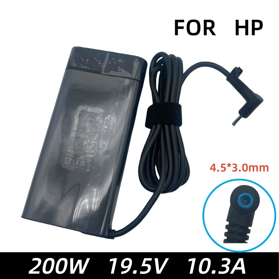 Genuine 19.5V 10.3A 200W AC Adapter For HP OMEN 15-EN1010NR 15-EN1008CA Charger Laptop Power Supply TPN-CA03
Genuine 19.5V 10.3A 200W AC Adapter For HP OMEN 15-EN1010NR 15-EN1008CA Charger Laptop Power Supply TPN-CA03