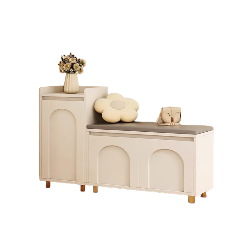 Home change shoe stool cream wind door household can sit shoe cabinet stool integrated shoe rack
Home change shoe stool cream wind door household can sit shoe cabinet stool integrated shoe rack