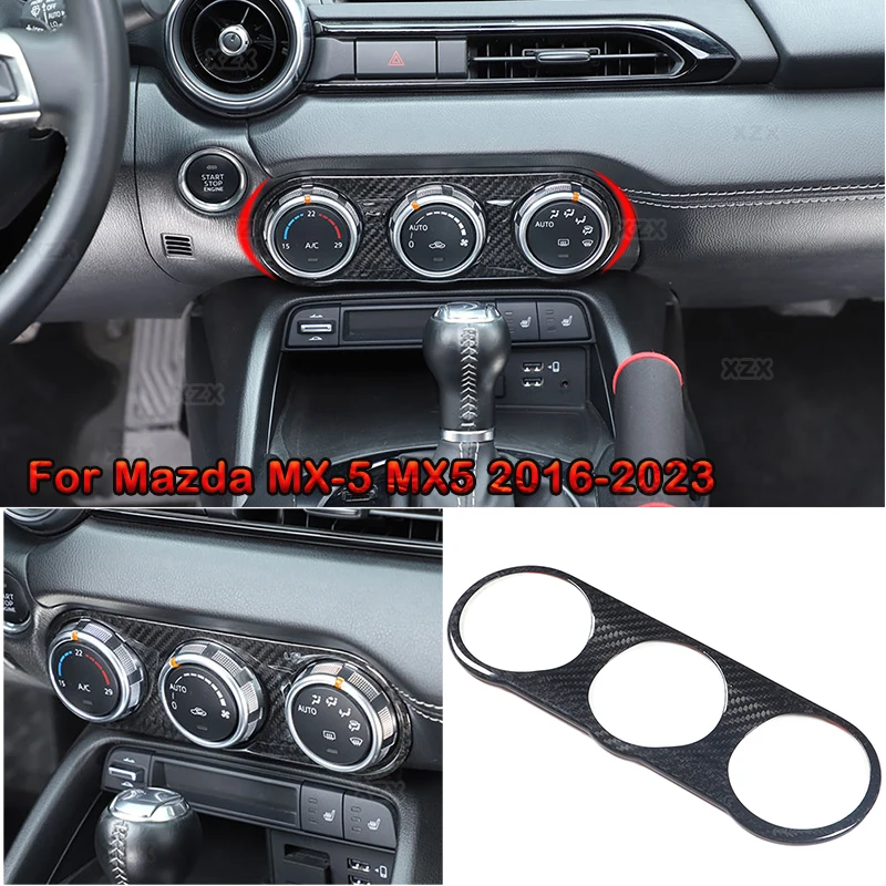 For Mazda MX-5 MX5 Miata ND 2016-2023 Dry Carbon Fiber Car Central Control Air Condition Frame Panel Trim cover Accessories
For Mazda MX-5 MX5 Miata ND 2016-2023 Dry Carbon Fiber Car Central Control Air Condition Frame Panel Trim cover Accessories