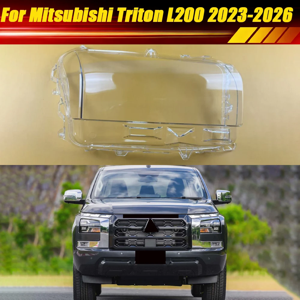 Для Mitsubishi Triton L200 2023-2026: Аксессуары, стеклянная крышка передней фары, защитный кожух для фар автомобиля
Для Mitsubishi Triton L200 2023-2026: Аксессуары, стеклянная крышка передней фары, защитный кожух для фар автомобиля