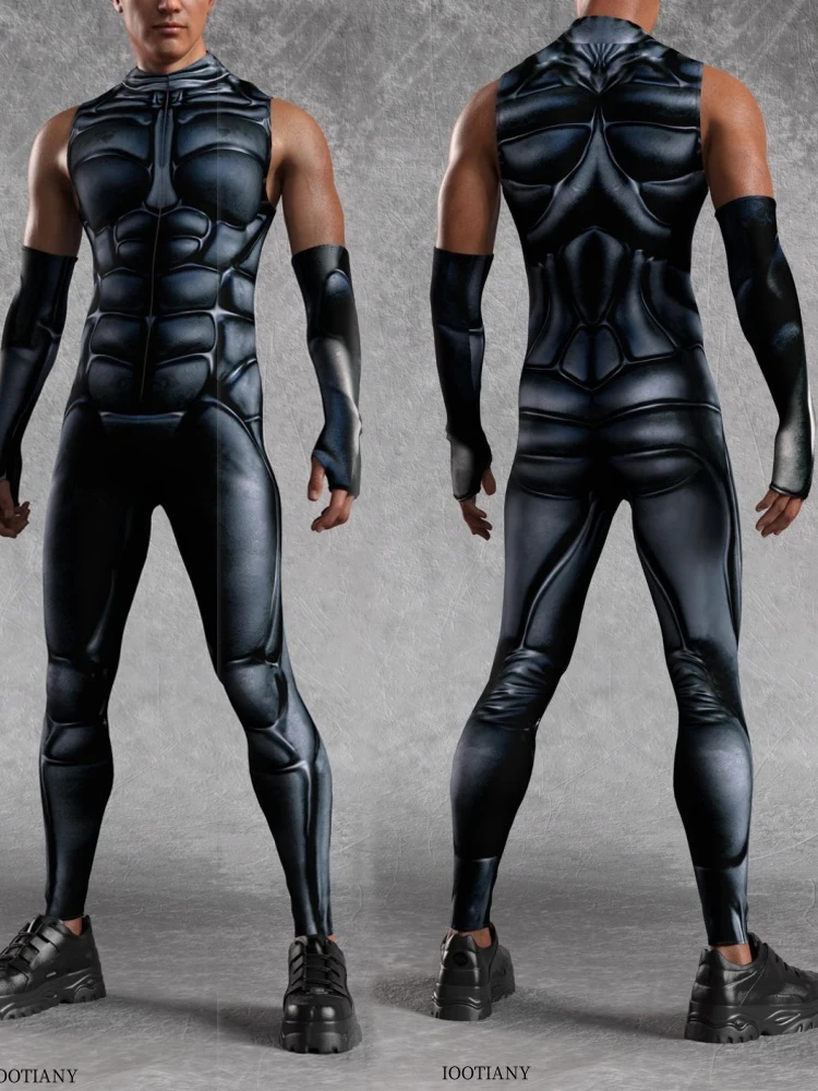 Men's Stretch Cyberpunk Mechanical Suit Armor Bodysuit Halloween Carnival Party Stage Role Playing Performance Festival Costume
Men's Stretch Cyberpunk Mechanical Suit Armor Bodysuit Halloween Carnival Party Stage Role Playing Performance Festival Costume