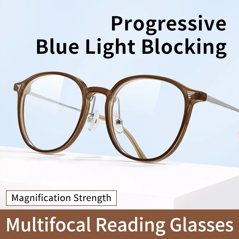 Progressive Multifocus Reading Glasses Stylish Women Durable Blue Light Blocking Intelligent Progressive Multifocal Lense
Progressive Multifocus Reading Glasses Stylish Women Durable Blue Light Blocking Intelligent Progressive Multifocal Lense