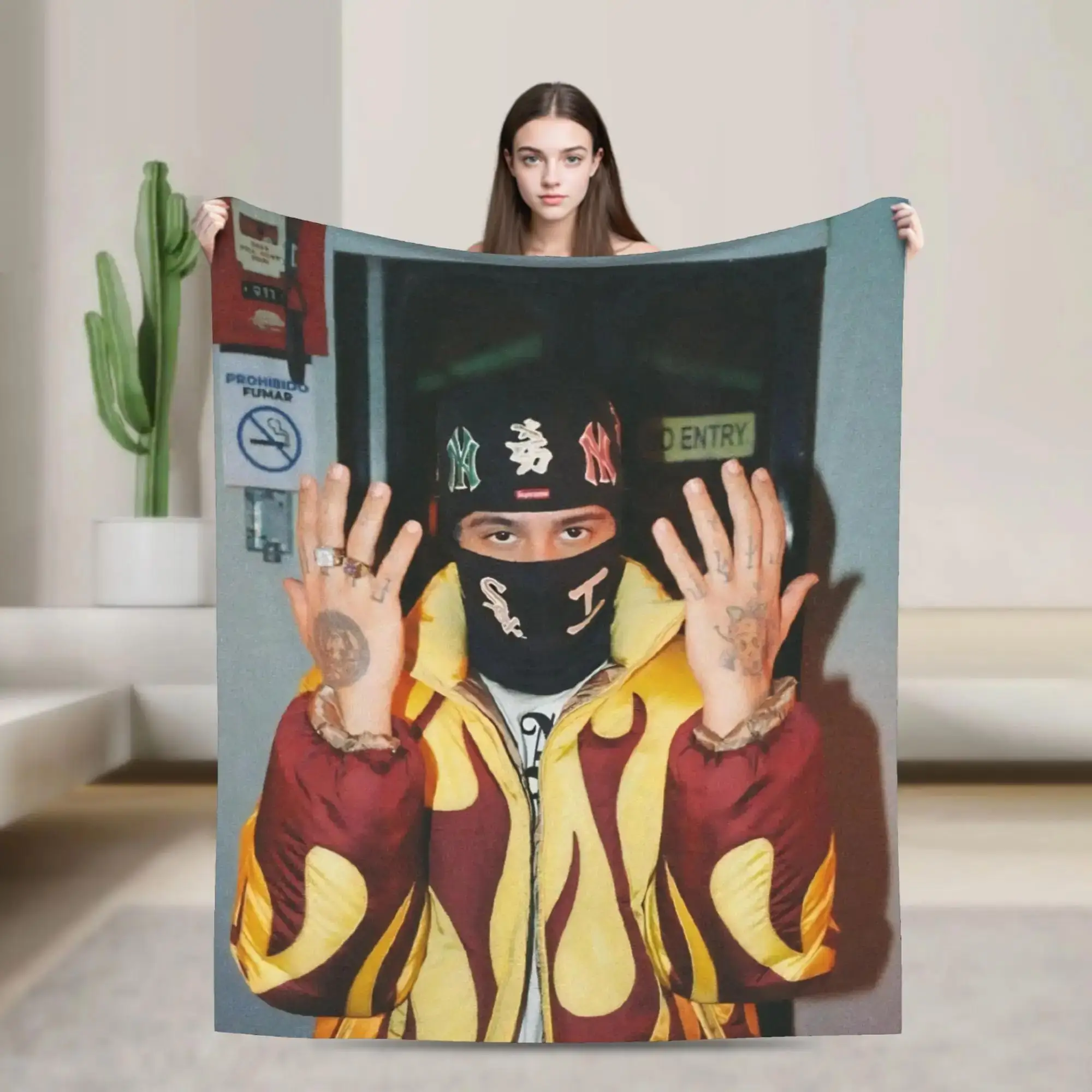 Duki Rapper Flannel Throw Blanket Soft Warm Decorative Bedspread for Couch Chair Perfect Birthday Gift
Duki Rapper Flannel Throw Blanket Soft Warm Decorative Bedspread for Couch Chair Perfect Birthday Gift