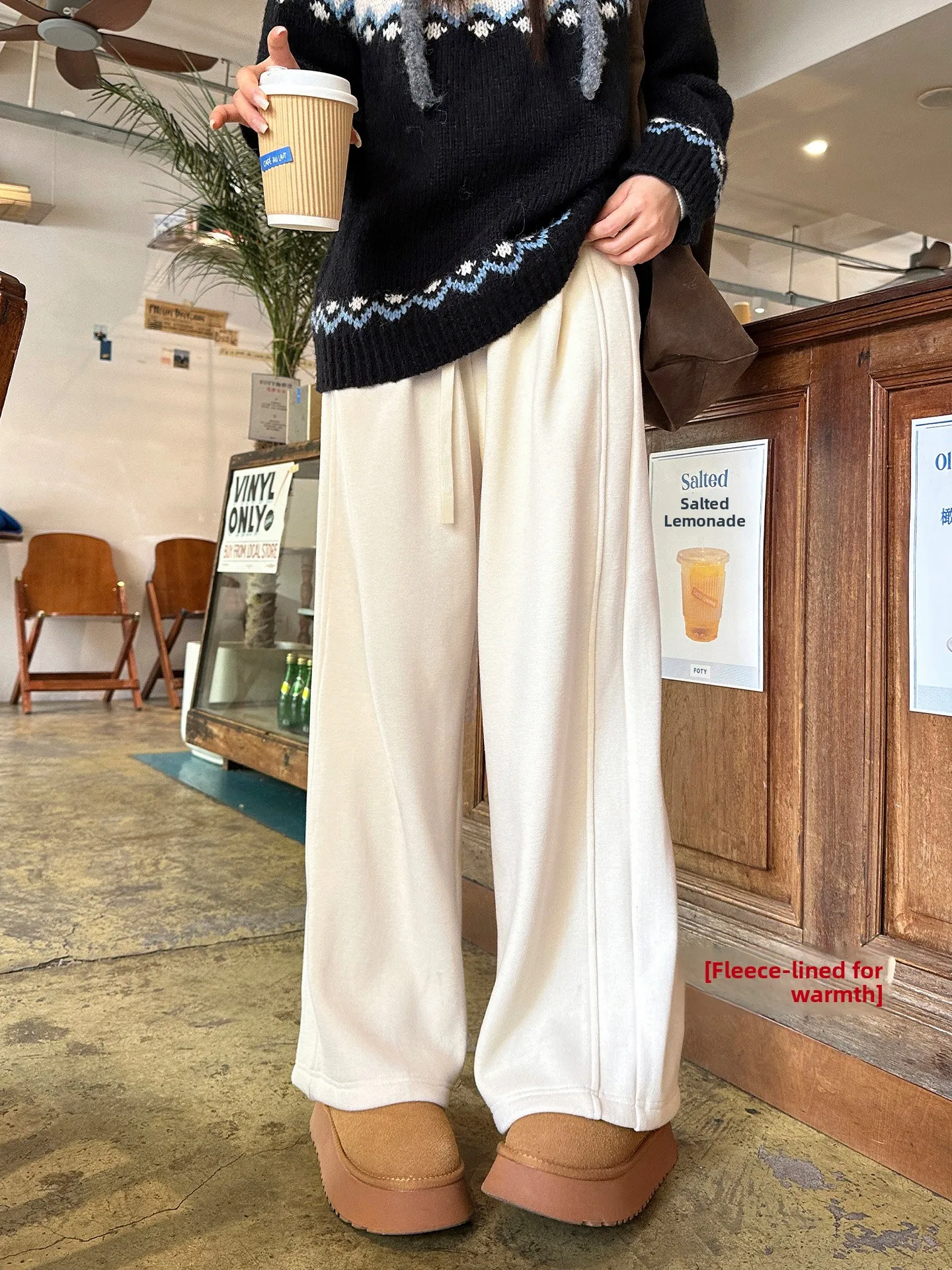 Casual Spor Women's Straight Leg Fce Lined Sweatpants Soft Dra Glutinous Rice Cake Pants Polyester Fiber l Waist
Casual Spor Women's Straight Leg Fce Lined Sweatpants Soft Dra Glutinous Rice Cake Pants Polyester Fiber l Waist