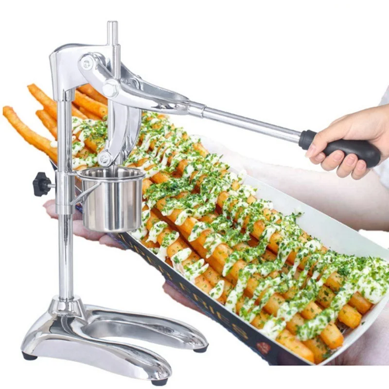 Super Long French Fries Makers Machines Stainless Steel 30cm Potato Strips Machine Fried Chips Extruders Ricers Device 12 Holes
Super Long French Fries Makers Machines Stainless Steel 30cm Potato Strips Machine Fried Chips Extruders Ricers Device 12 Holes