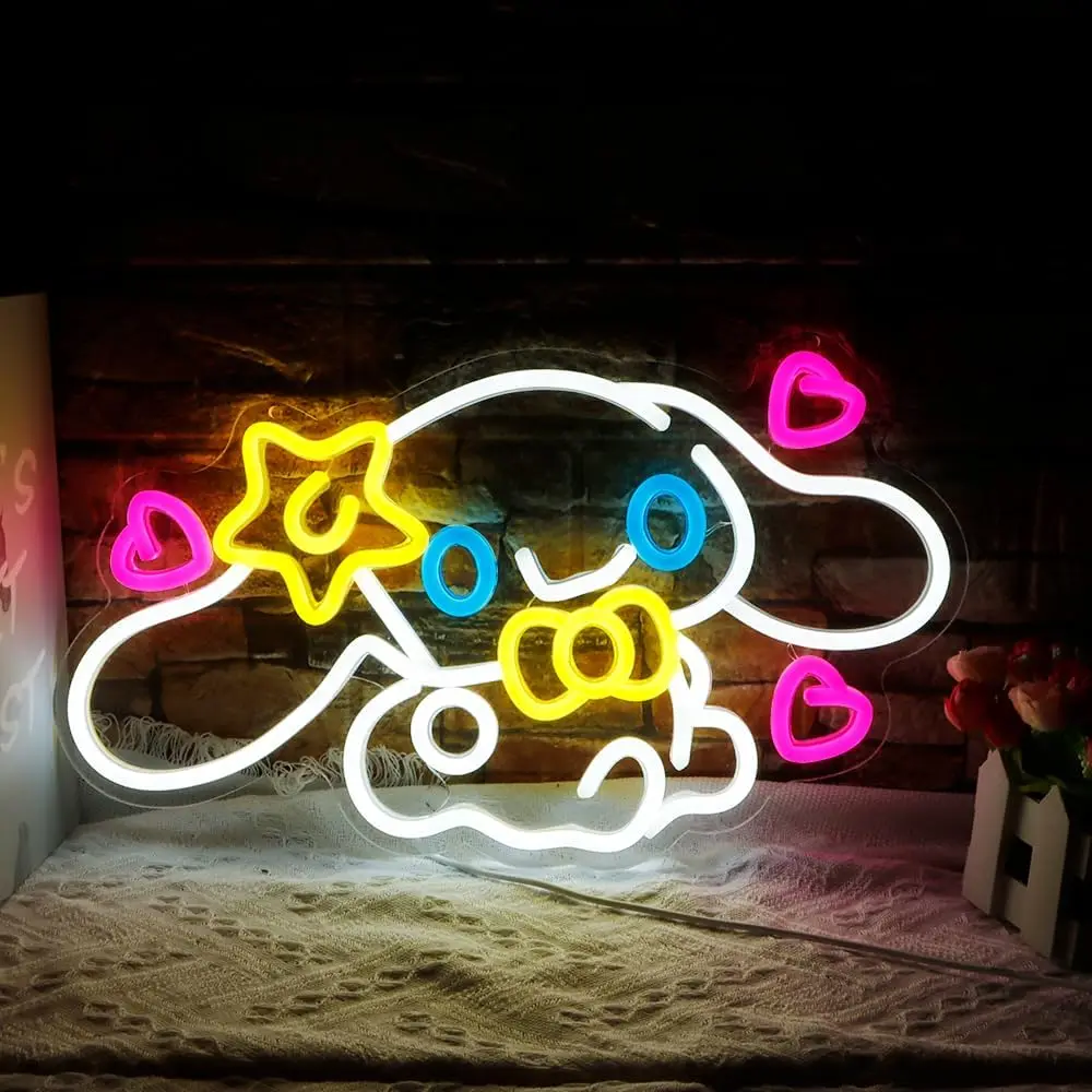Anime Neon Sign Cinnamoroll for Wall Decor USB Powered Dimmable Light Up Signs for Home Bar Salon Decor Birthday Gifts for Kids
Anime Neon Sign Cinnamoroll for Wall Decor USB Powered Dimmable Light Up Signs for Home Bar Salon Decor Birthday Gifts for Kids