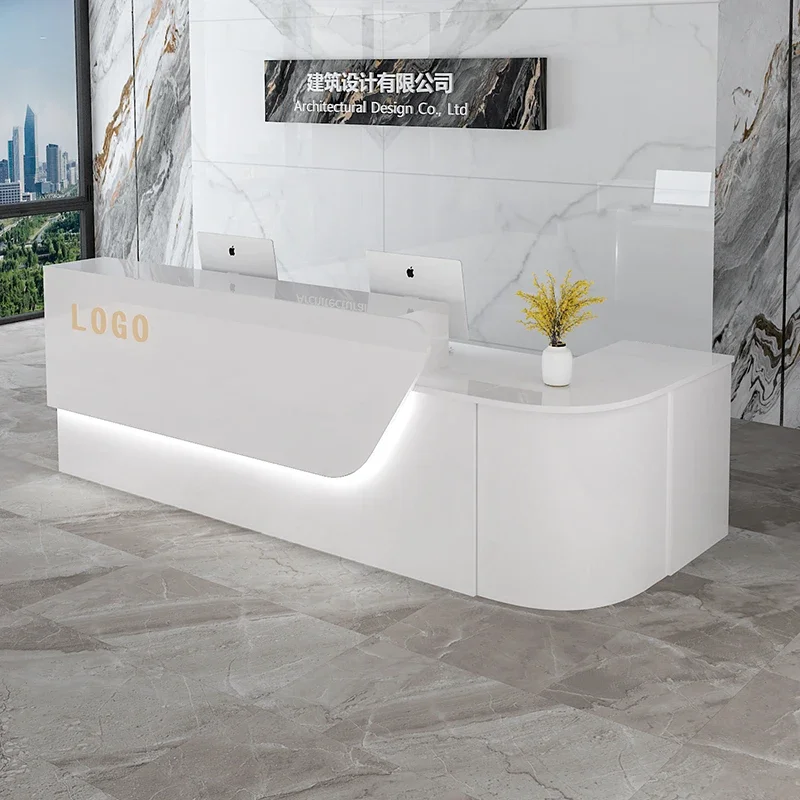 Storage Luxury Reception Desk Senior Custom Beauty Decorations Reception Counter Style Usa Receptie Balie Office Furniture
Storage Luxury Reception Desk Senior Custom Beauty Decorations Reception Counter Style Usa Receptie Balie Office Furniture