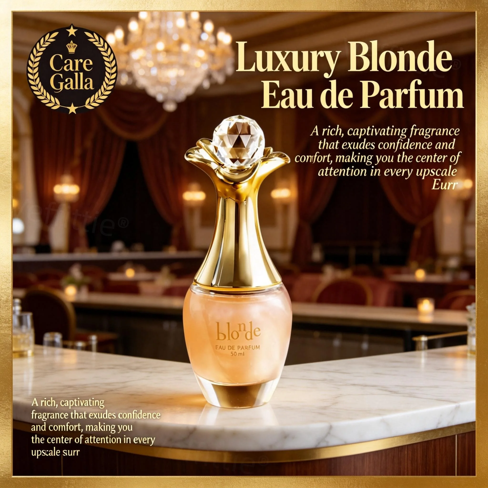 Luxe Golden Diamond Allure 1.7oz Fragrance, Long Lasting Opulent Floral Blend, Glam Evening Wear, Bold Accent for Formal Events
Luxe Golden Diamond Allure 1.7oz Fragrance, Long Lasting Opulent Floral Blend, Glam Evening Wear, Bold Accent for Formal Events