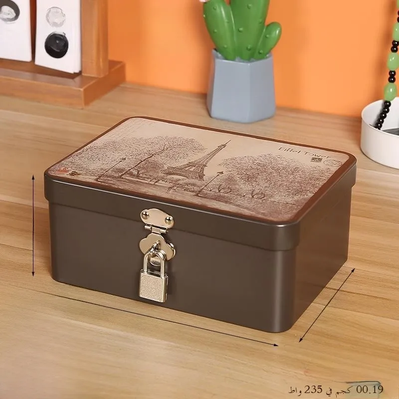 Security-Enhanced Storage Box Jewelry Document Safe Desktop Container with Lock Anti-Theft Iron Box Password Lock Included
Security-Enhanced Storage Box Jewelry Document Safe Desktop Container with Lock Anti-Theft Iron Box Password Lock Included