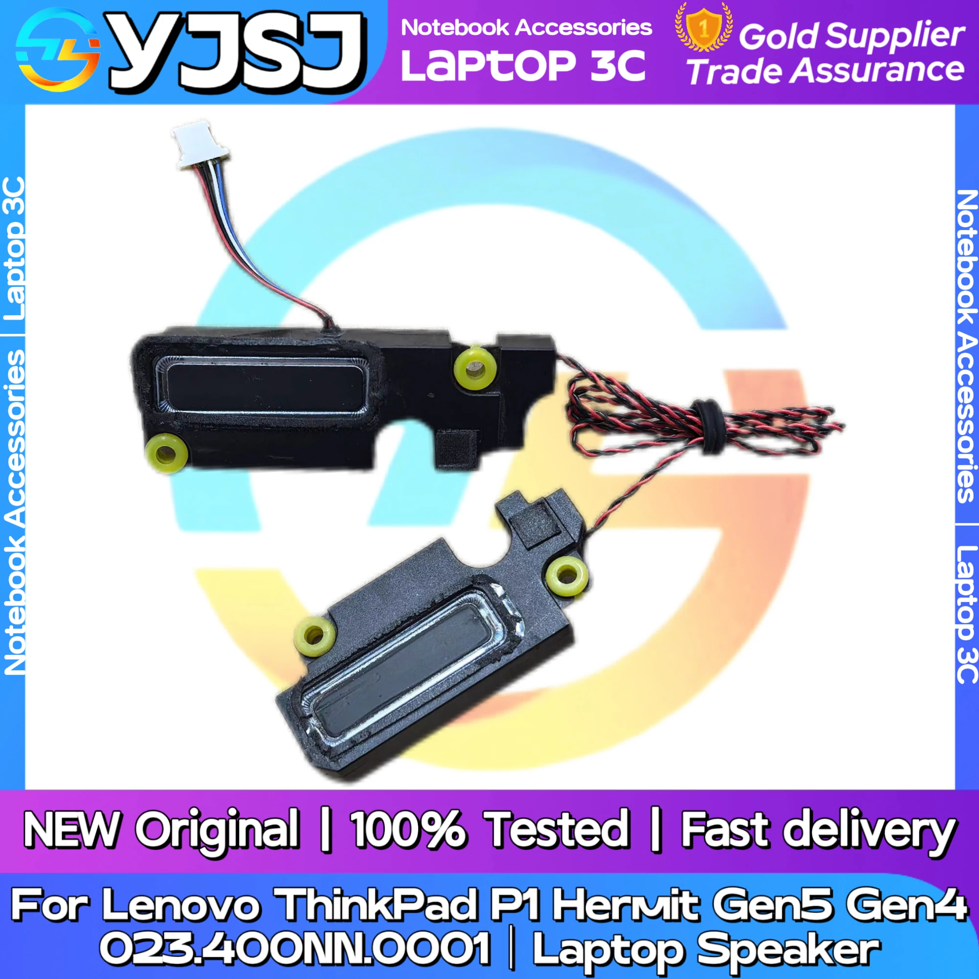 New Original Laptop Notebook Audio Speaker For Lenovo ThinkPad P1 Hermit Gen5 Gen4 built-in left and right speaker023.400NN.0001
New Original Laptop Notebook Audio Speaker For Lenovo ThinkPad P1 Hermit Gen5 Gen4 built-in left and right speaker023.400NN.0001