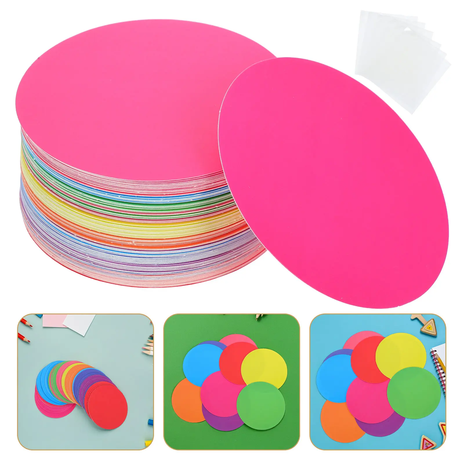108Pcs Vibrant Round Paper Cutouts Classroom Bulletin Board Decorations Spring Theme Bright Fade-Resistant Colored Cutout
108Pcs Vibrant Round Paper Cutouts Classroom Bulletin Board Decorations Spring Theme Bright Fade-Resistant Colored Cutout