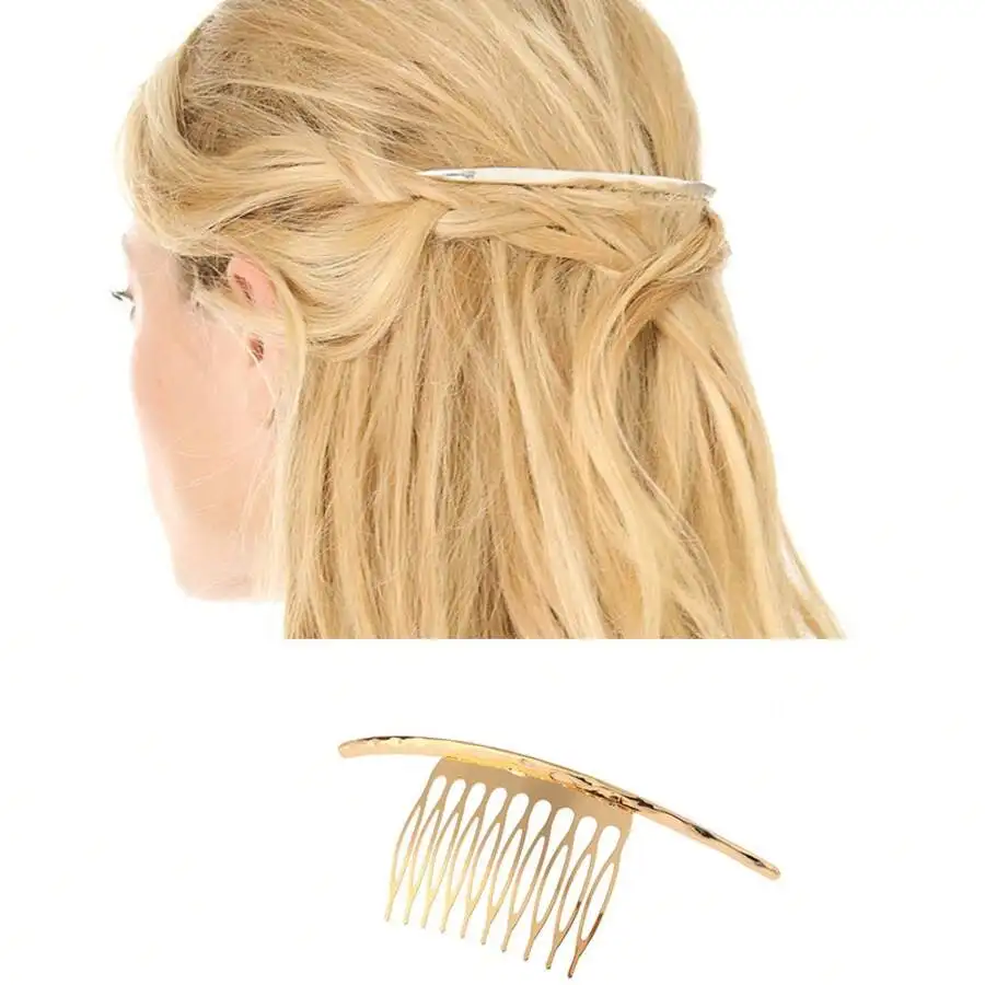 Minimalist Flat Textured Hair Comb For Women Daily Styling Side Insert Accessory
Minimalist Flat Textured Hair Comb For Women Daily Styling Side Insert Accessory