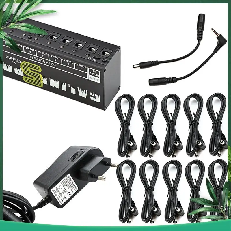 (NEW) CP-05 Guitar Effect Pedals Power Supply With DC 9V/12V/18V Outputs (EU Plug)
(NEW) CP-05 Guitar Effect Pedals Power Supply With DC 9V/12V/18V Outputs (EU Plug)