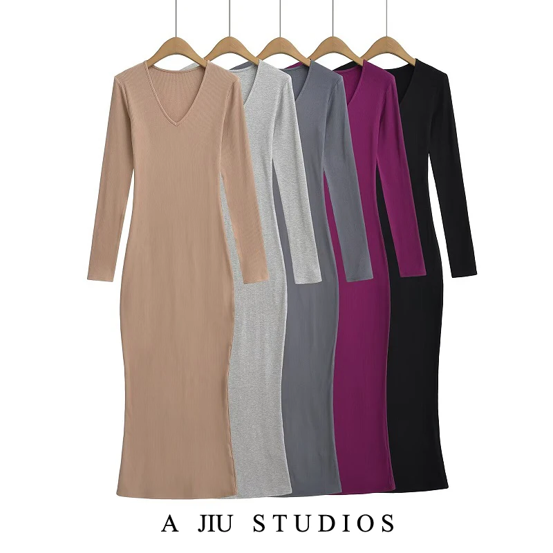 Sexy Wind V-ne Long Sve Fce-lined Slim-fit Wraparound Dr Women's Spring Autumn Base Layer Skirt Ele Long Dr
Sexy Wind V-ne Long Sve Fce-lined Slim-fit Wraparound Dr Women's Spring Autumn Base Layer Skirt Ele Long Dr
