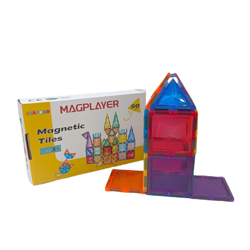 50pcs Magnettic Large Size Montessori Magnetic Building Blocks Kids Toys Gift Box Back to School Gift
50pcs Magnettic Large Size Montessori Magnetic Building Blocks Kids Toys Gift Box Back to School Gift