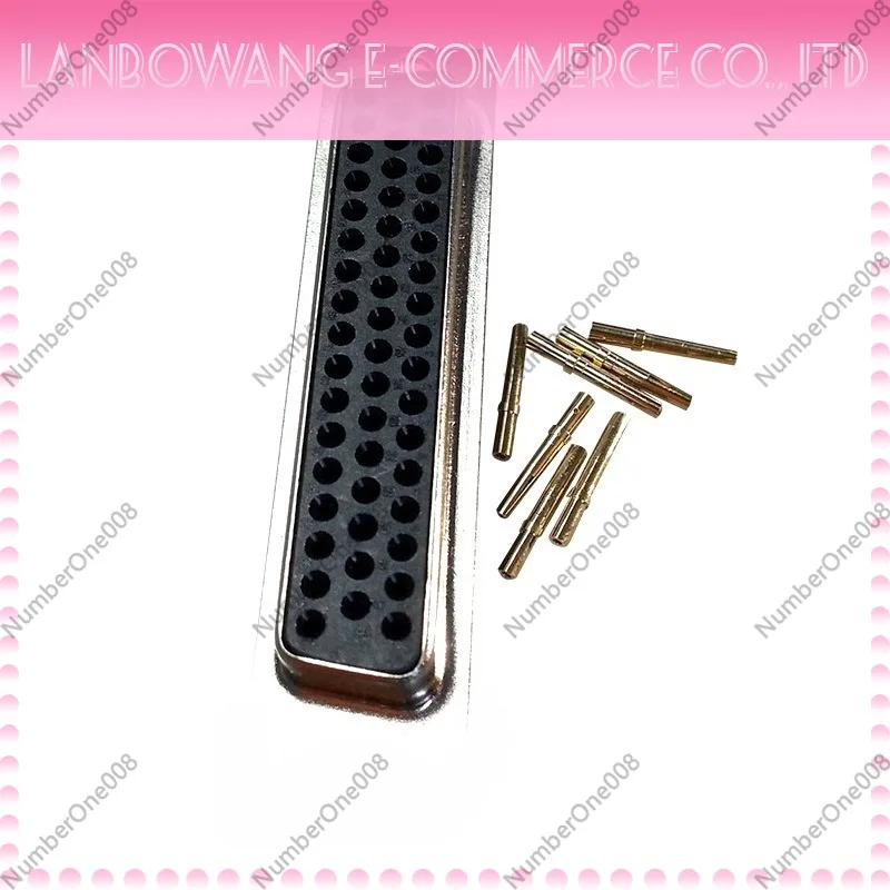 Wired Female Connector, Solid Crimp-type 50-hole Plug Connector
Wired Female Connector, Solid Crimp-type 50-hole Plug Connector