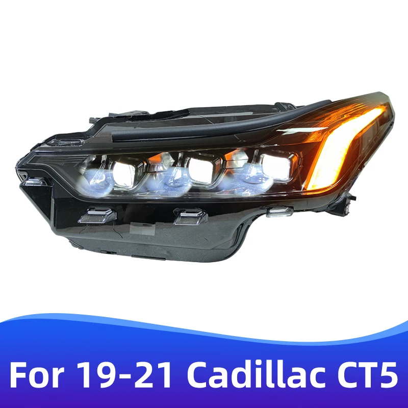 For 2019-2021 Cadillac CT5 headlight assembly modified full LED matrix dynamic running horse streamer steering headlights
For 2019-2021 Cadillac CT5 headlight assembly modified full LED matrix dynamic running horse streamer steering headlights