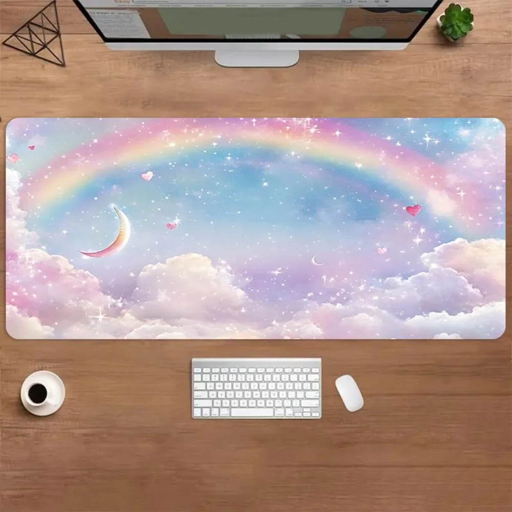 Rainbow Cloud Mouse Pad - Smooth, Comfortable, Wear-resistant Rubber Anti-slip Mouse Pad desk organizers and trays
Rainbow Cloud Mouse Pad - Smooth, Comfortable, Wear-resistant Rubber Anti-slip Mouse Pad desk organizers and trays
