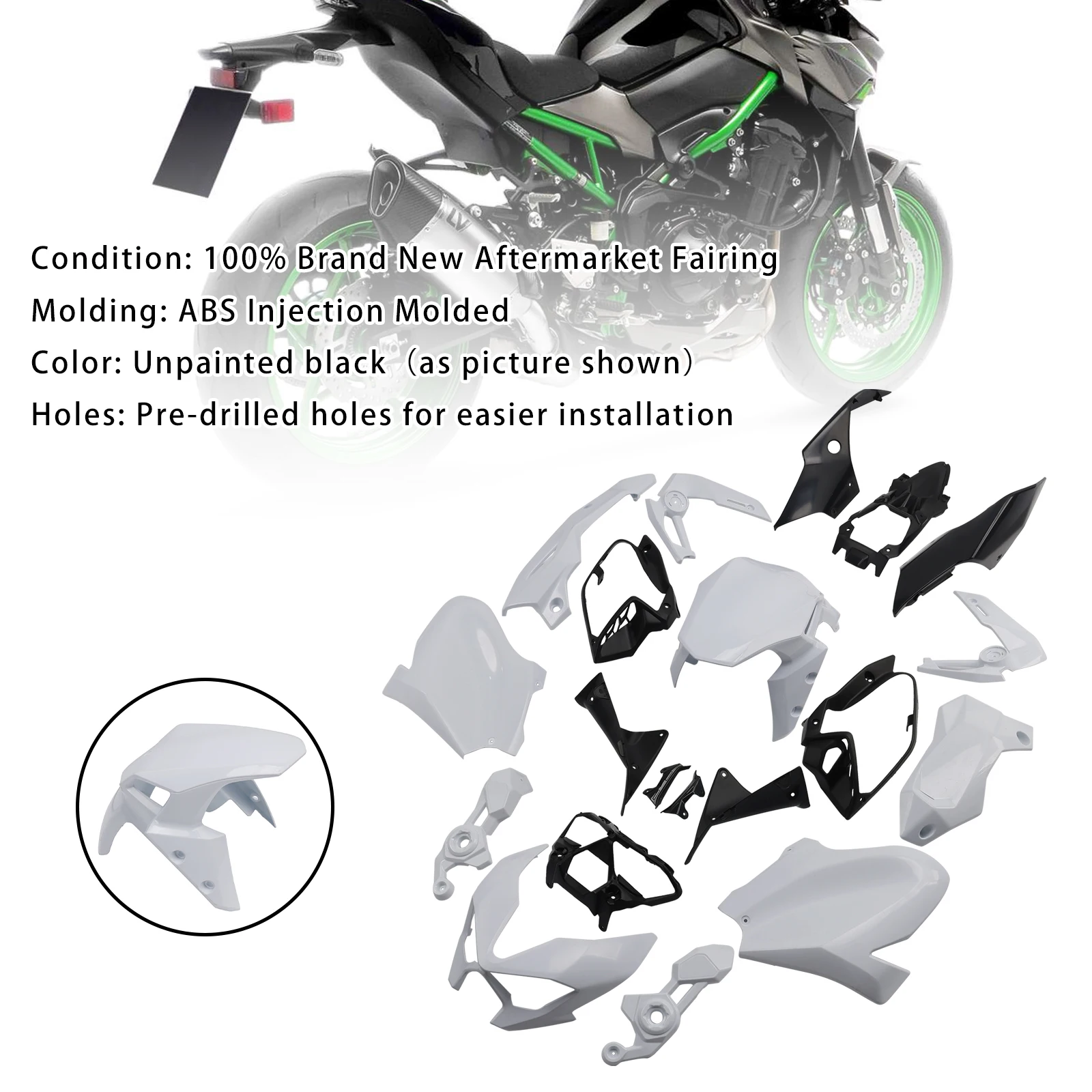 Topteng Bodywork Fairing Injection Unpainted For Kawasaki Z900 2025 2026
Topteng Bodywork Fairing Injection Unpainted For Kawasaki Z900 2025 2026