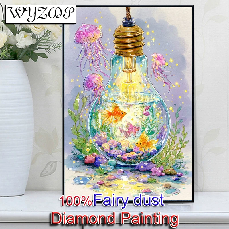 100% Fairy Dust Diamond Painting Kit Handicrafs Square Mosaic Embroidery Light bulb Cross Stitch Diamond Art Full Crystal Decor
100% Fairy Dust Diamond Painting Kit Handicrafs Square Mosaic Embroidery Light bulb Cross Stitch Diamond Art Full Crystal Decor