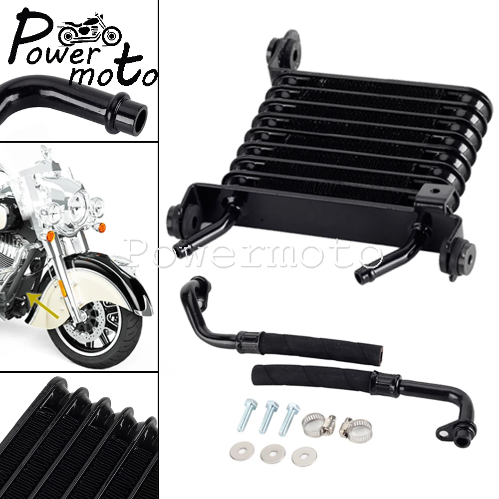 Motorcycle Oil Cooling Device Cooler Kit Aluminum For Indian Springfield Vintage Dark Horse Chief Classic 2016 2017 2018 19-2021
Motorcycle Oil Cooling Device Cooler Kit Aluminum For Indian Springfield Vintage Dark Horse Chief Classic 2016 2017 2018 19-2021
