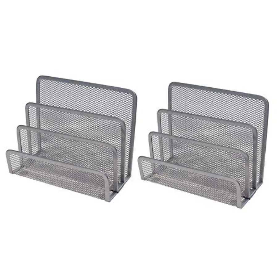 Small Letter Sorters Desktop Envelopes Holder Organizer Metal Mesh with 3 Vertical Upright Compartments
Small Letter Sorters Desktop Envelopes Holder Organizer Metal Mesh with 3 Vertical Upright Compartments