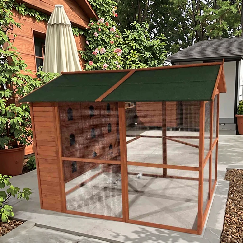 Custom SDB008 Best Seller Solid Wood Bird House Large Outdoor Bird Cage Water-Proof Top Animal Pet Furniture For Chicken Pigeon
Custom SDB008 Best Seller Solid Wood Bird House Large Outdoor Bird Cage Water-Proof Top Animal Pet Furniture For Chicken Pigeon