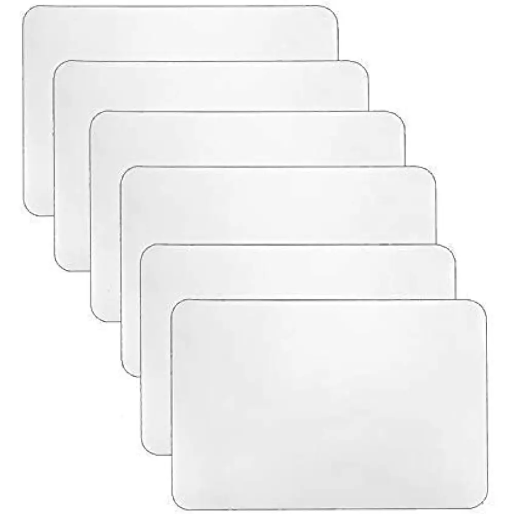 6-Pack Clear Plastic Heat-Resistant Washable Placemats, 17 x 11 for Kitchen & Dining
6-Pack Clear Plastic Heat-Resistant Washable Placemats, 17 x 11 for Kitchen & Dining