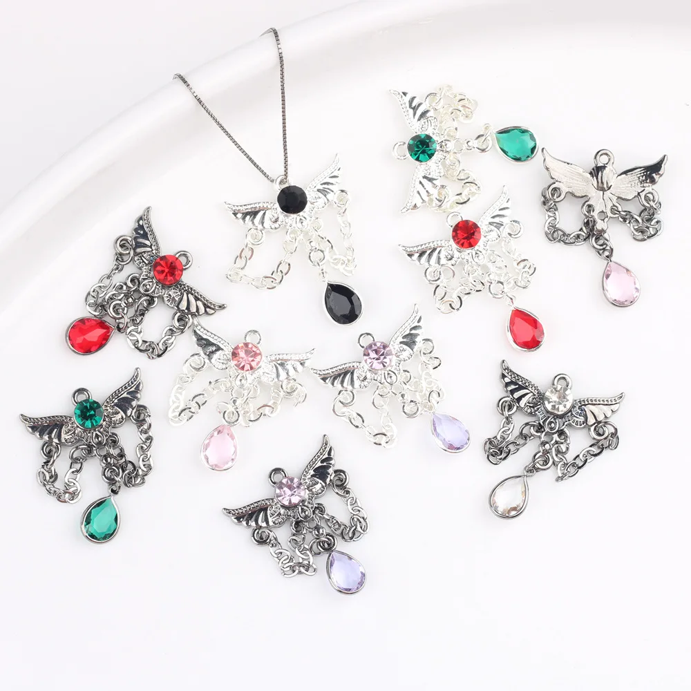 6pcs/lot 22*29MM Zinc Alloy Rhinestone Butterfly Pendant Charms for Necklace Bracelet Jewelry Diy Accessories
6pcs/lot 22*29MM Zinc Alloy Rhinestone Butterfly Pendant Charms for Necklace Bracelet Jewelry Diy Accessories