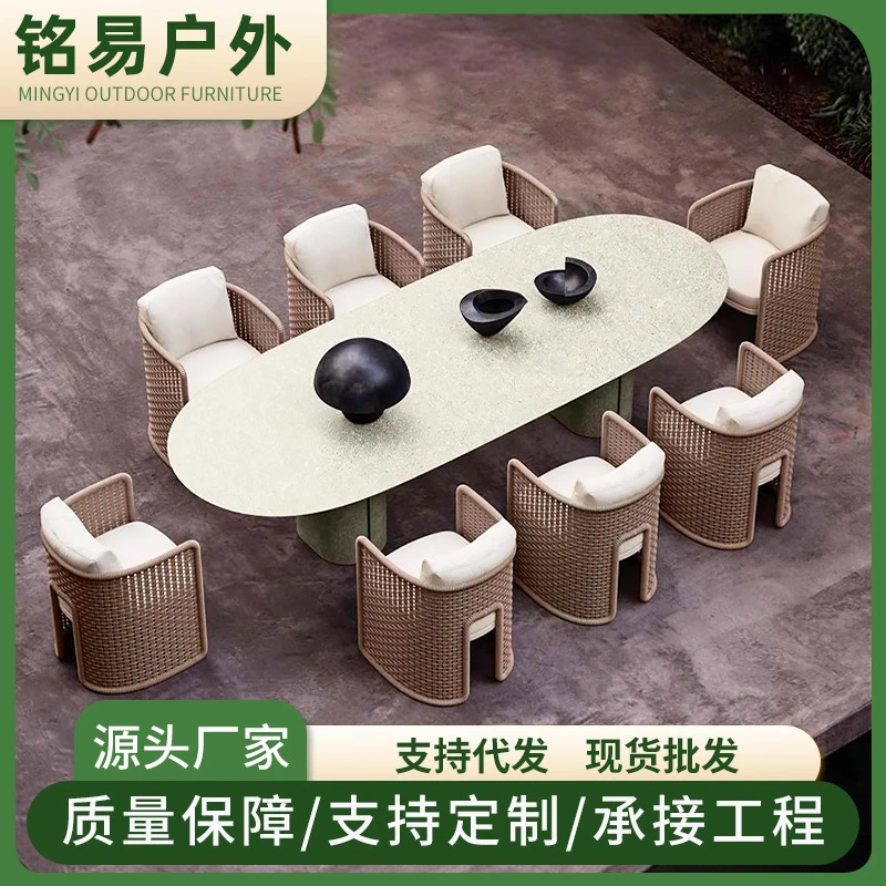 Nordic outdoor tables and chairs courtyards, hotels, villas, Western restaurants, gardens, terraces, waterproof designer tea
Nordic outdoor tables and chairs courtyards, hotels, villas, Western restaurants, gardens, terraces, waterproof designer tea
