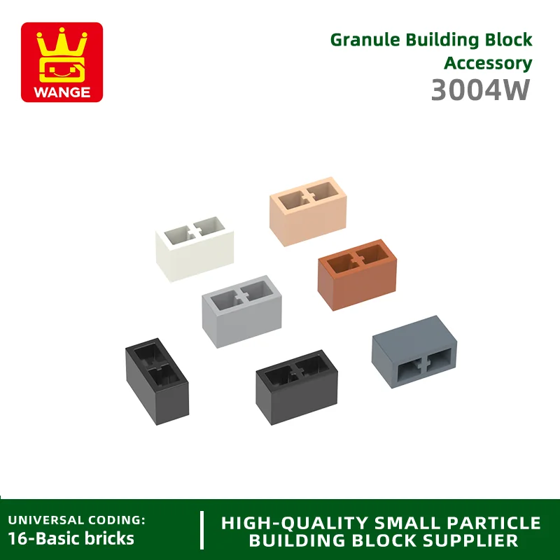 20 Pcs/lot High 2-Hole Double-Sided Building Block Moc Color Accessories Compatible with 3004w Brick DIY Children's Toy Gift
20 Pcs/lot High 2-Hole Double-Sided Building Block Moc Color Accessories Compatible with 3004w Brick DIY Children's Toy Gift