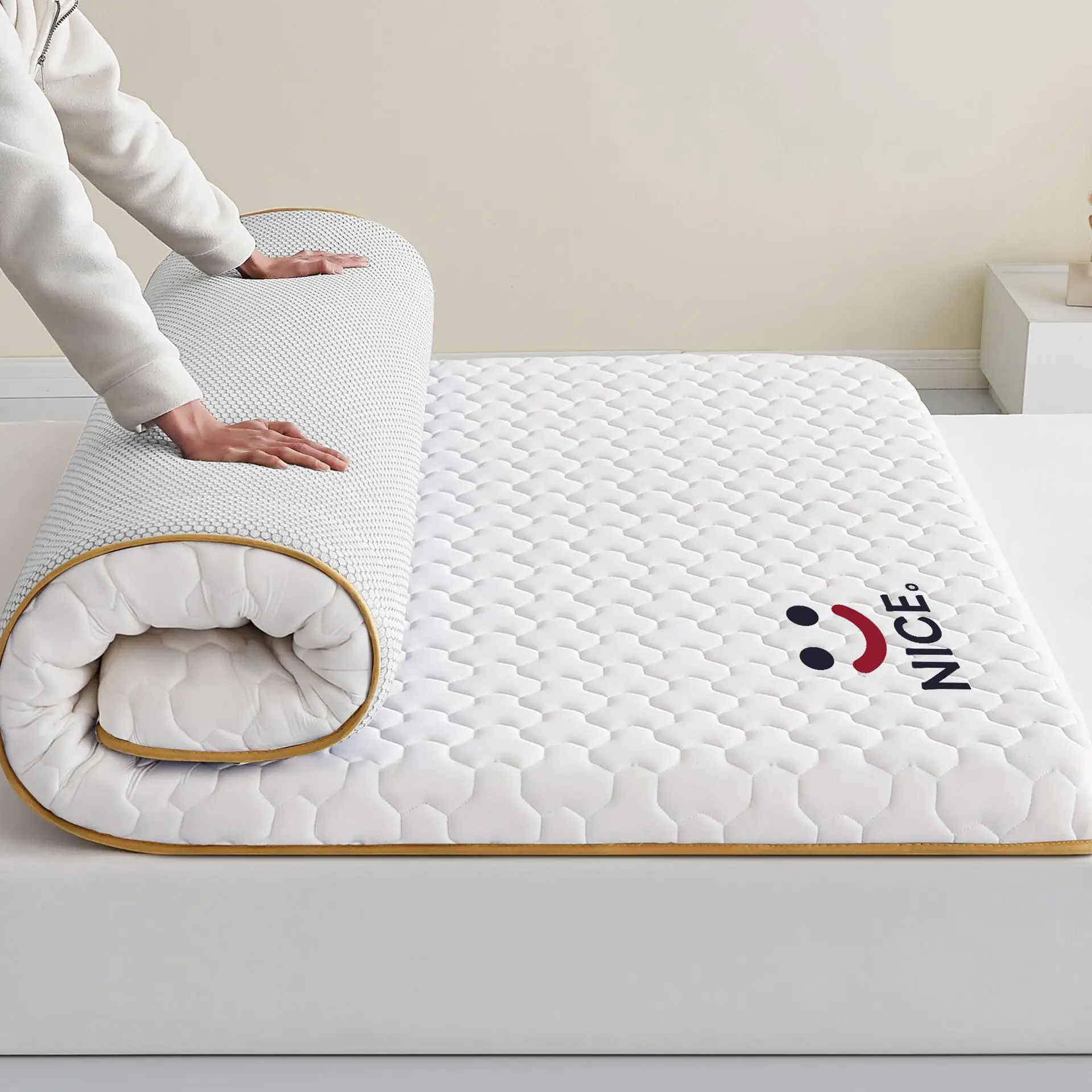 New Milk Silk Mattress for Home Bedroom Student Dormitory Single Bed Rent Special Soft Pad Mat Polyester Fiber Filled Bedding
New Milk Silk Mattress for Home Bedroom Student Dormitory Single Bed Rent Special Soft Pad Mat Polyester Fiber Filled Bedding