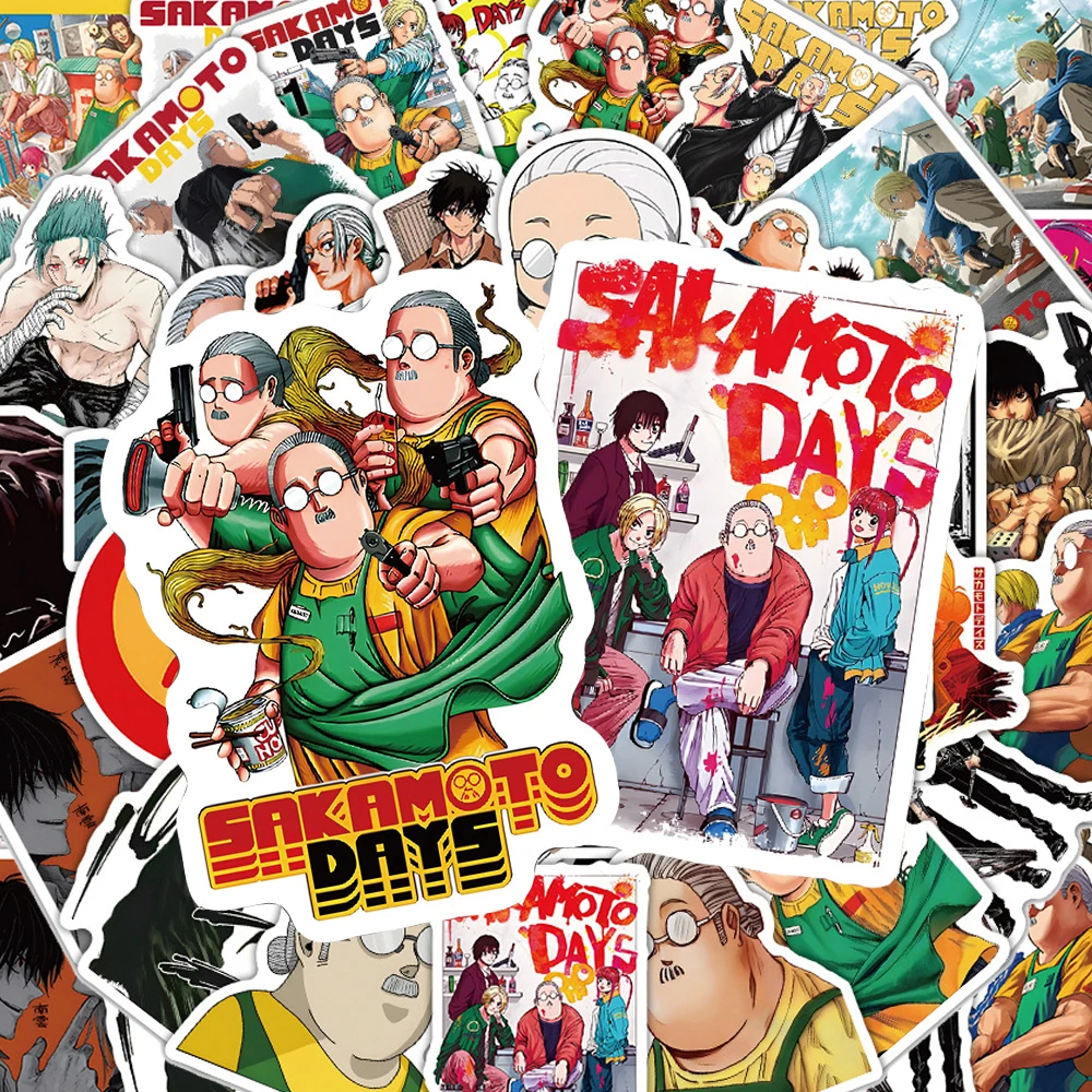 10/30/60pcs Japan Anime Sakamoto Days Stickers Cartoon Graffiti Decal for Skateboard Helmet Phone Laptop Cool Waterproof Sticker
10/30/60pcs Japan Anime Sakamoto Days Stickers Cartoon Graffiti Decal for Skateboard Helmet Phone Laptop Cool Waterproof Sticker