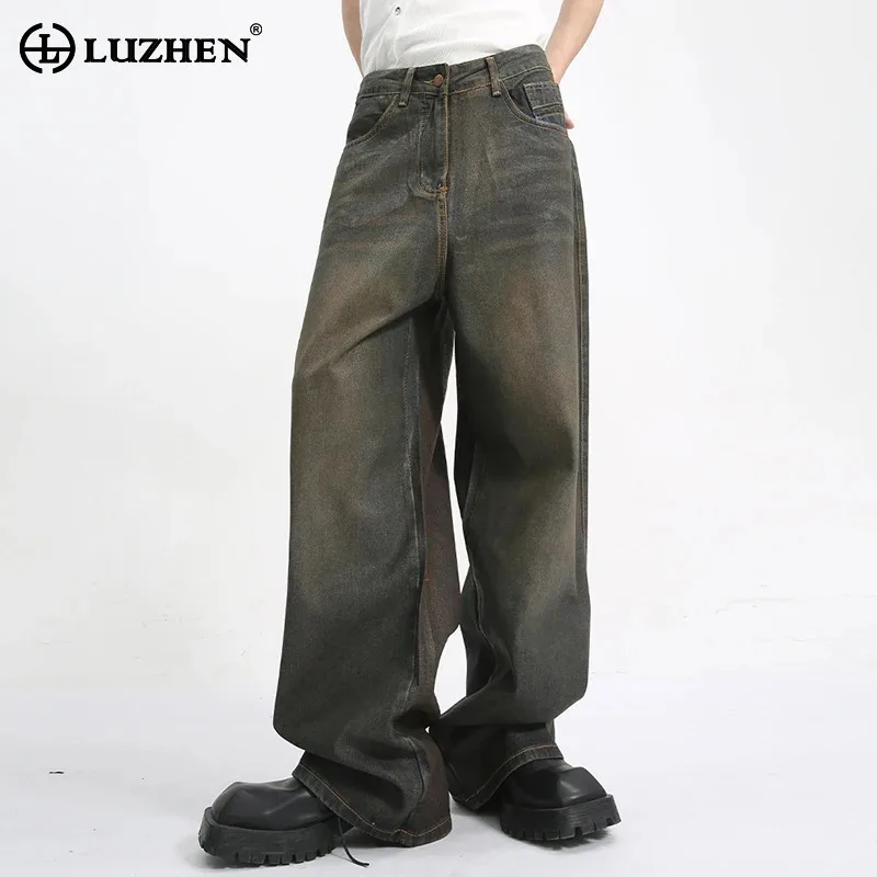 LUZHEN Stylish Wornout Vintage Washed Loose Wide Leg Casual Jeans Men's 2025 New High Quality Street Straight Denim Pants JY2204
LUZHEN Stylish Wornout Vintage Washed Loose Wide Leg Casual Jeans Men's 2025 New High Quality Street Straight Denim Pants JY2204