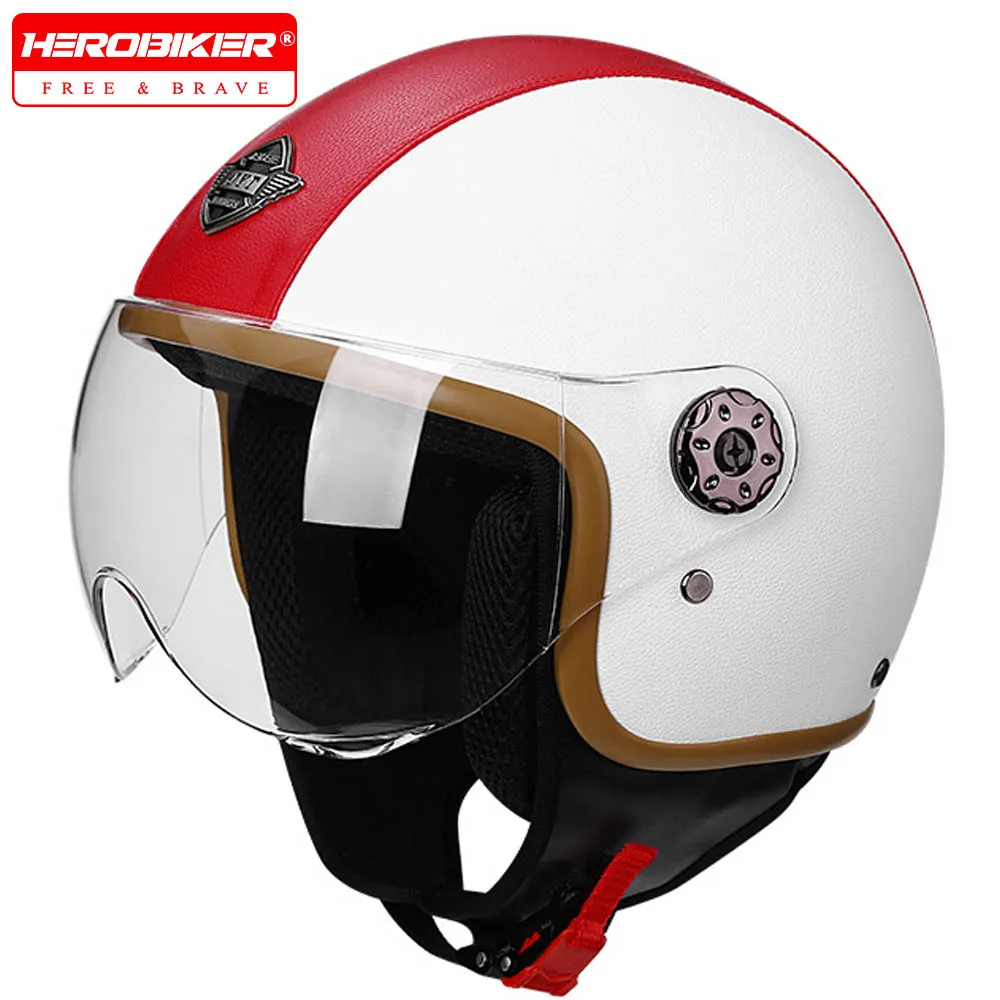 New Open Face 3/4 Motorcycle Helmet Retro Motorbike Helmets Summer Electric Bike Helmet Motocross Fashion Helmet For Men Women
New Open Face 3/4 Motorcycle Helmet Retro Motorbike Helmets Summer Electric Bike Helmet Motocross Fashion Helmet For Men Women