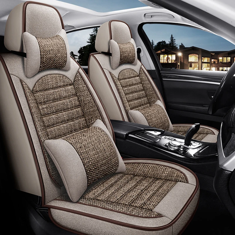 Arrival Interior Accessory Moisture Wicking Flax Linen Fabric Car Seat Covers Full Set With Headrest 2024 New
Arrival Interior Accessory Moisture Wicking Flax Linen Fabric Car Seat Covers Full Set With Headrest 2024 New