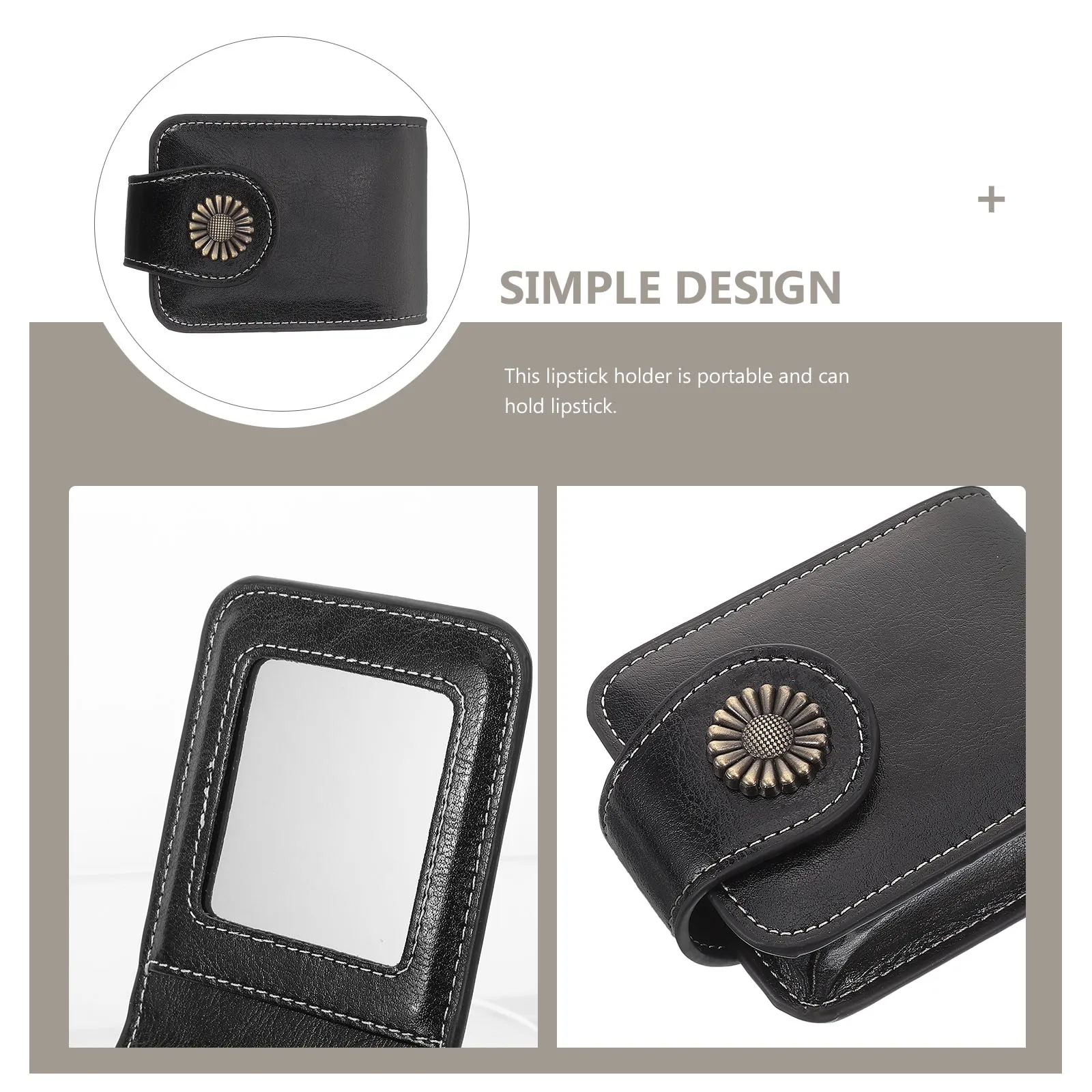 Lipstick Case Mirror Portable Chic Lipstick Pouch for Women Travel Cosmetics Bag Purse Essentials Purse Essentials
Lipstick Case Mirror Portable Chic Lipstick Pouch for Women Travel Cosmetics Bag Purse Essentials Purse Essentials