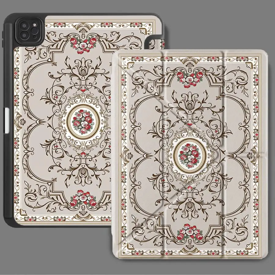 Tablet Case For iPad Air 4 5 M3 M2 M4 11inch Pro 2025 Mini 6 7 Pro 11th 10th 9th 8th 7th 12.9inch Holder Cover Ornate Vintage
Tablet Case For iPad Air 4 5 M3 M2 M4 11inch Pro 2025 Mini 6 7 Pro 11th 10th 9th 8th 7th 12.9inch Holder Cover Ornate Vintage